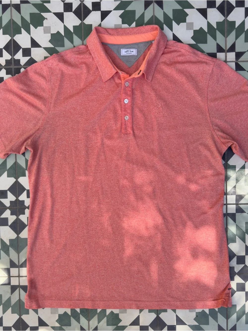 adidas Coral Heather Polo Shirt